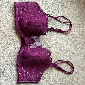 b.tempt’d Magenta Lace Bra 36C